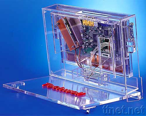 透明之手提電腦展示組