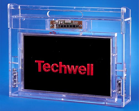 透明手提電腦展示組